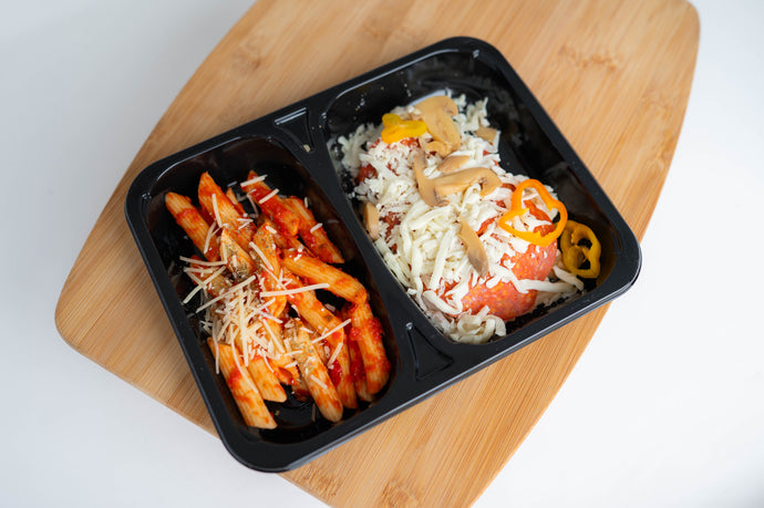 Pizza Chicken with Marinara Pasta