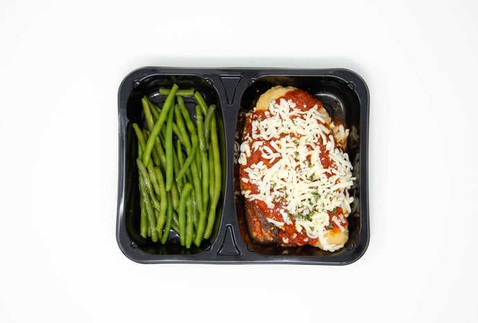 Chicken Parmesan with Green Beans