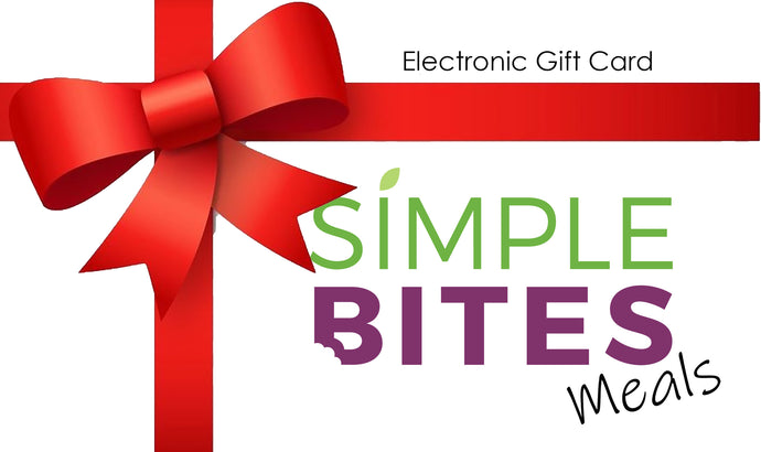 Simple Bites Meals Gift Card